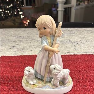 Precious Moments Charming Pastel Figurine with Sheep